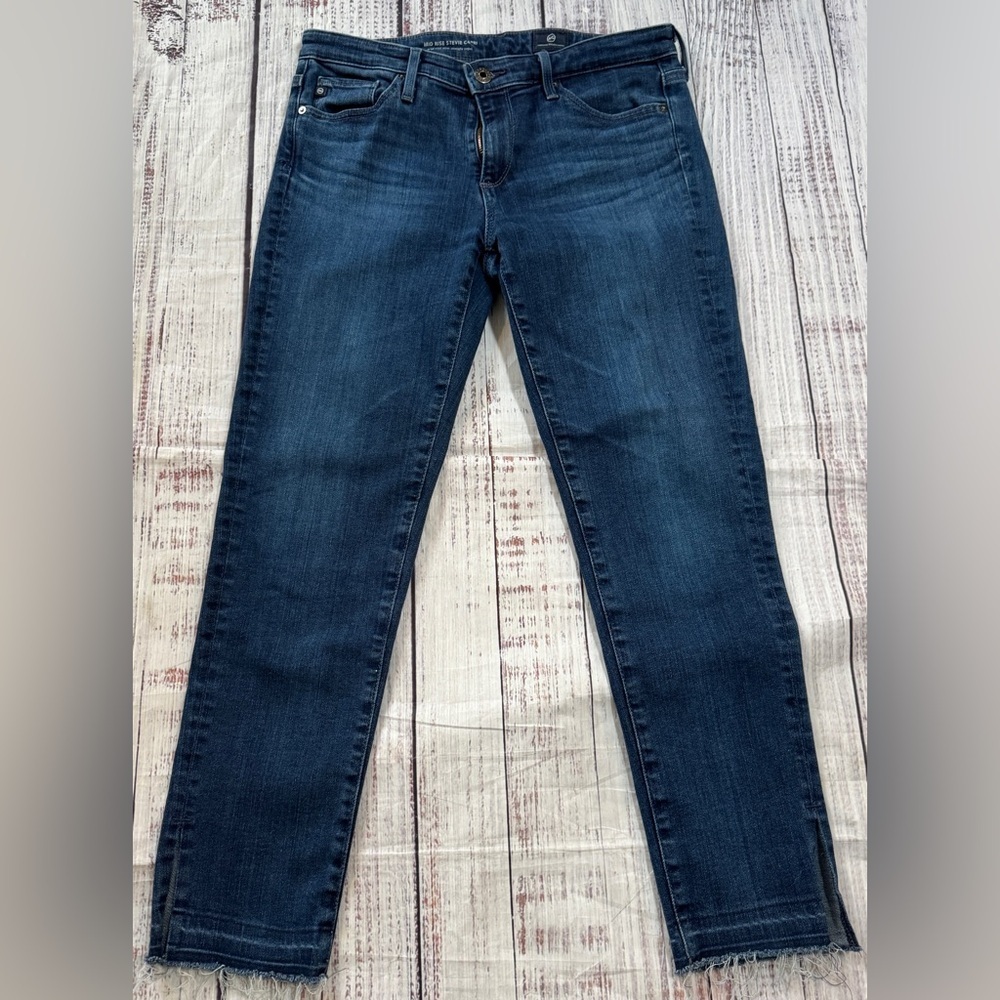 AG Stevie Capri Mid Rise Slim Straight Jeans – Size 26
